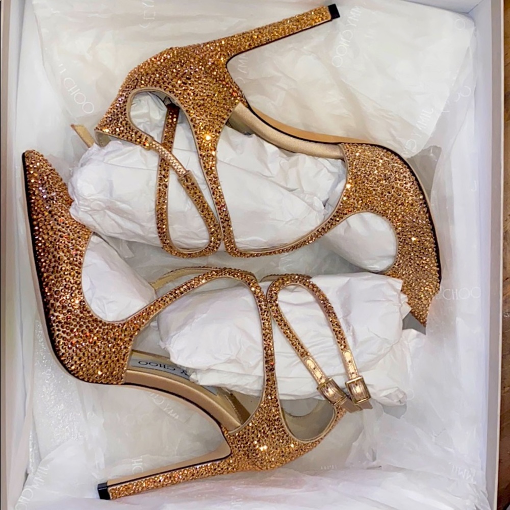 Brand New Jimmy Choo Swarovski Heels